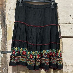 Double D Ranch Embroidered Skirt NWT